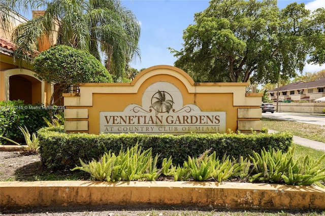 17911 NW 68th Ave Unit P208, Hialeah, FL 33015 - view of community sign