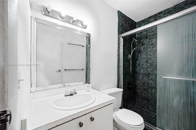 17911 NW 68th Ave Unit P208, Hialeah, FL 33015 - full bath with toilet, a stall shower, and vanity