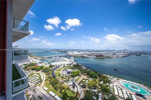 50 Biscayne Blvd Unit 4004, Miami, FL 33132 - property view of water featuring a city view