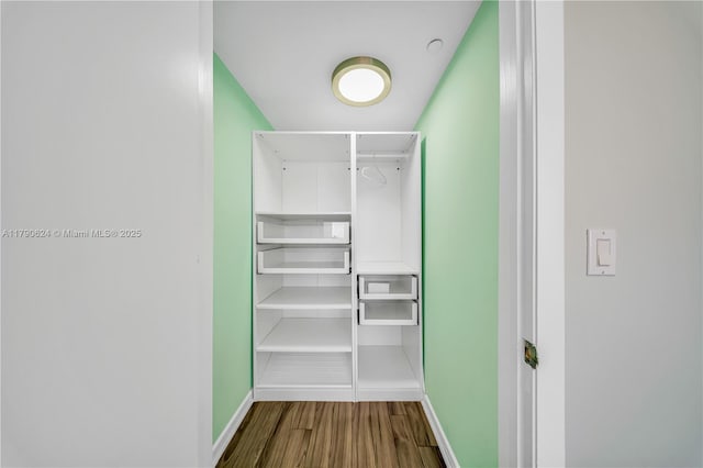 50 Biscayne Blvd Unit 4004, Miami, FL 33132 - walk in closet featuring wood finished floors
