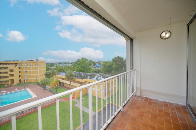 9210 Fontainebleau Blvd Unit 505, Miami, FL 33172 - balcony with view of pool