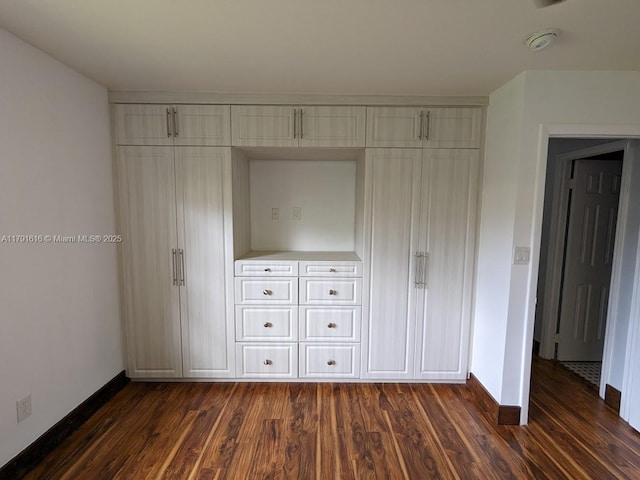 7431 SW 135th Ave, Miami, FL 33183 - interior space with dark wood-style flooring and baseboards