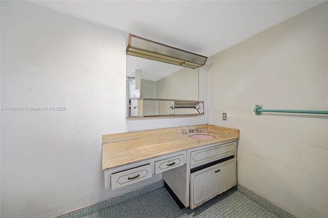 5435 NW 10th Ct Unit 301, Plantation, FL 33313 - bathroom with vanity and baseboards