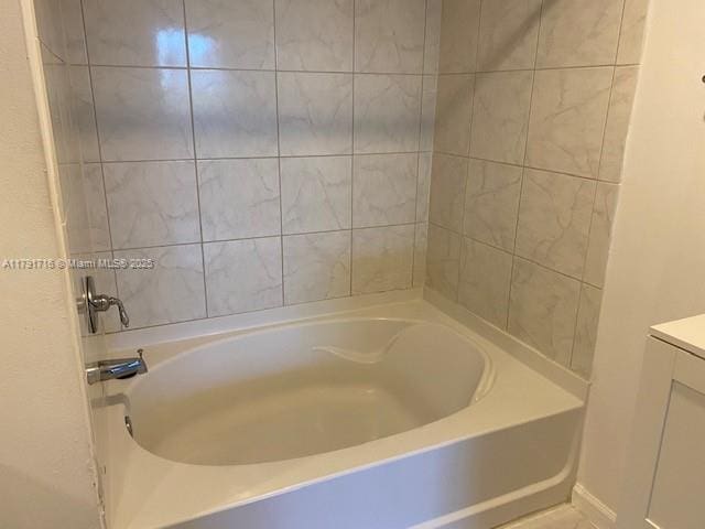 full bathroom with vanity