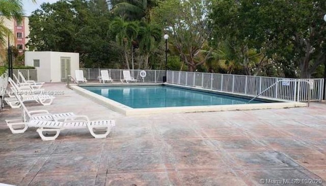 8240 SW 210th St Unit 313, Cutler Bay, FL 33189 - community pool featuring fence and a patio
