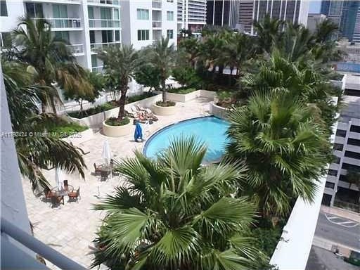 234 NE 3rd St Unit 1208, Miami, FL 33132 - community pool with a patio area