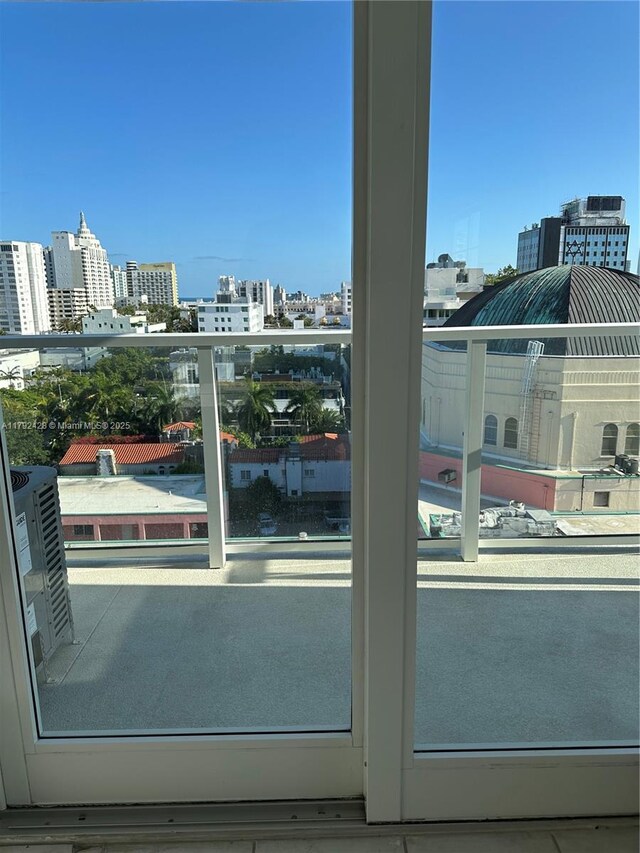 1750 James Ave Unit 10A, Miami Beach, FL 33139 - doorway with a city view