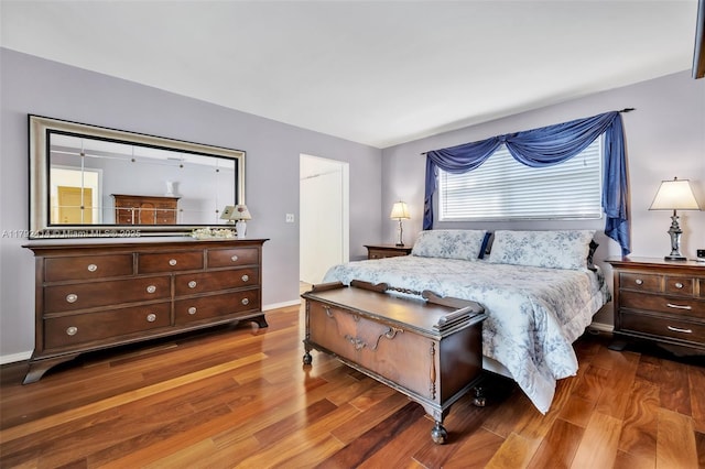 4701 Garfield St, Hollywood, FL 33021 - bedroom with baseboards and wood finished floors