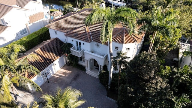 drone / aerial view
