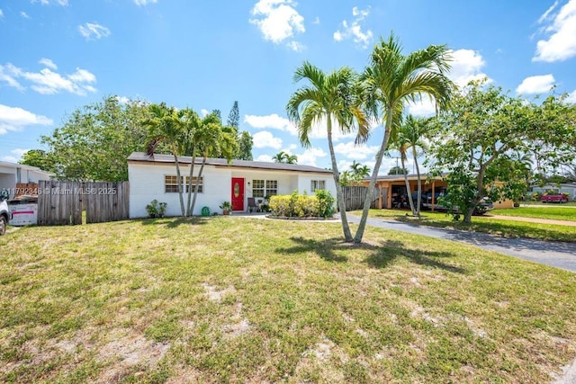6550 SW 28th St, Miramar, FL 33023 - single story home featuring fence and a front lawn