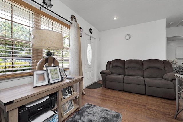6550 SW 28th St, Miramar, FL 33023 - living area with wood finished floors and a healthy amount of sunlight