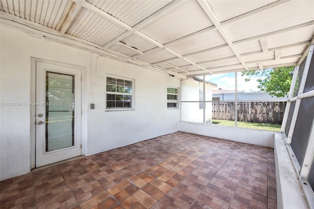 6550 SW 28th St, Miramar, FL 33023 - view of unfurnished sunroom