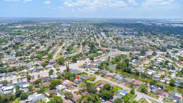 6550 SW 28th St, Miramar, FL 33023 - birds eye view of property featuring a residential view