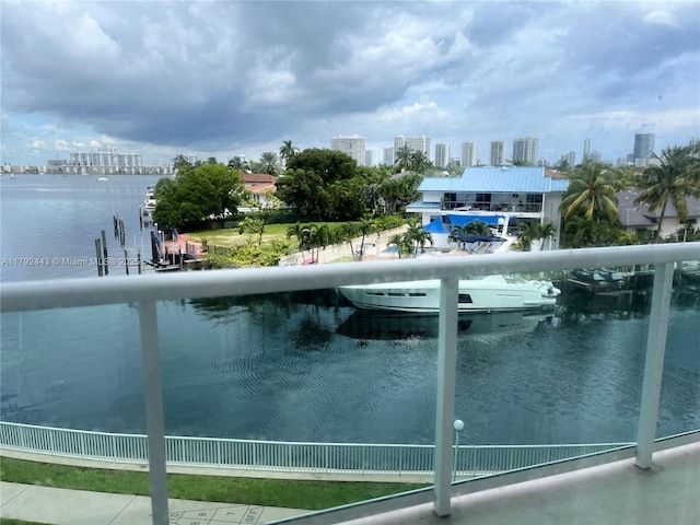 2841 NE 163rd St Unit 407, North Miami Beach, FL 33160 - property view of water with a view of city