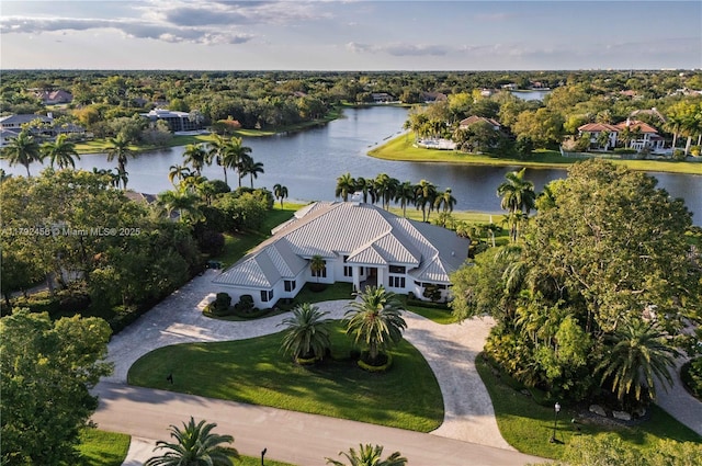 3425 Saddlebrook Ln, Weston, FL 33331 - birds eye view of property featuring a water view