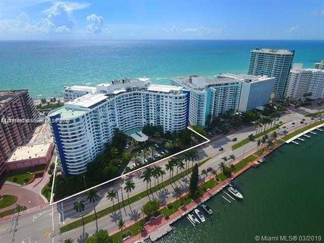 5161 Collins Ave Unit 506, Miami Beach, FL 33140 - birds eye view of property with a city view and a water view
