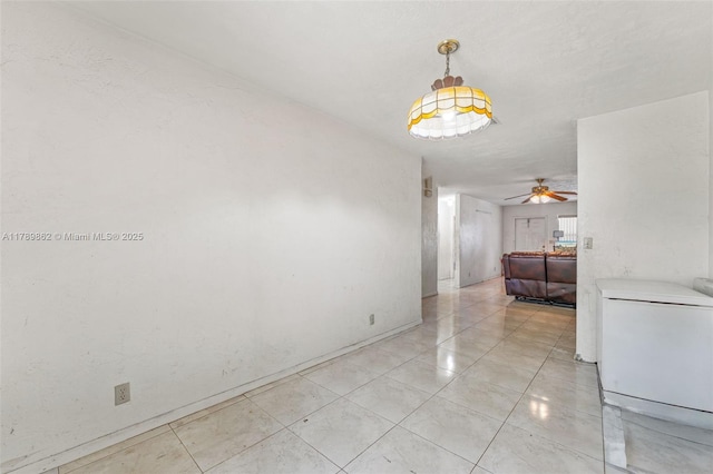744 NW 7th St, Hallandale Beach, FL 33009 - unfurnished room featuring light tile patterned floors and ceiling fan