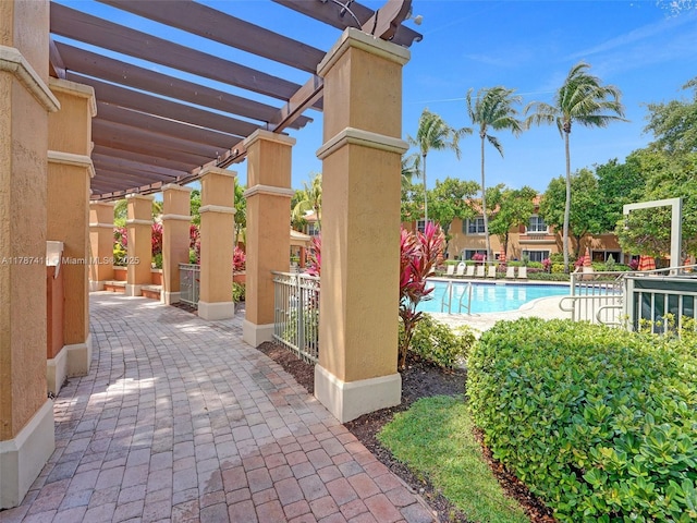 4971 Leeward Ln Unit 3004, Dania Beach, FL 33312 - community pool with a pergola