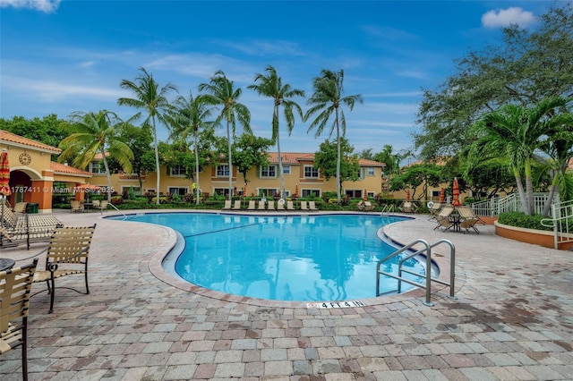 4971 Leeward Ln Unit 3004, Dania Beach, FL 33312 - pool featuring a patio area