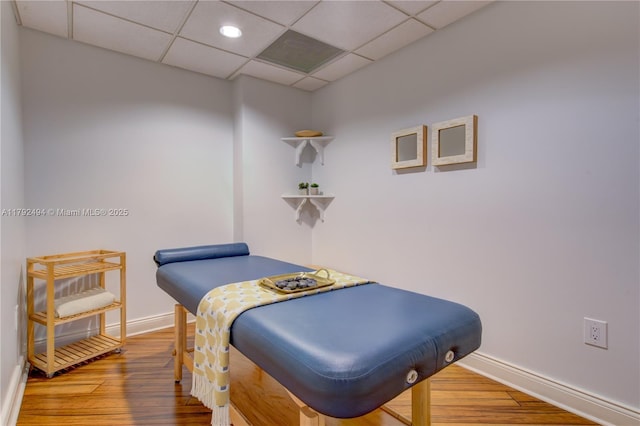 808 Brickell Key Dr Unit 3007, Miami, FL 33131 - bedroom featuring baseboards and wood finished floors