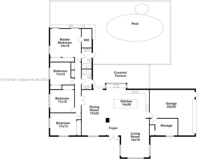 7864 SW 179th Ter, Palmetto Bay, FL 33157 - floor plan