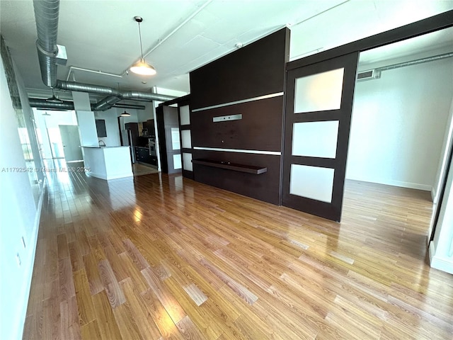 3029 NE 188th St Unit 905, Aventura, FL 33180 - unfurnished living room with light wood-style flooring