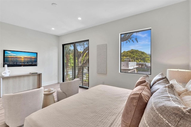 1389 SW 22nd Ter, Miami, FL 33145 - bedroom with recessed lighting and wood finished floors
