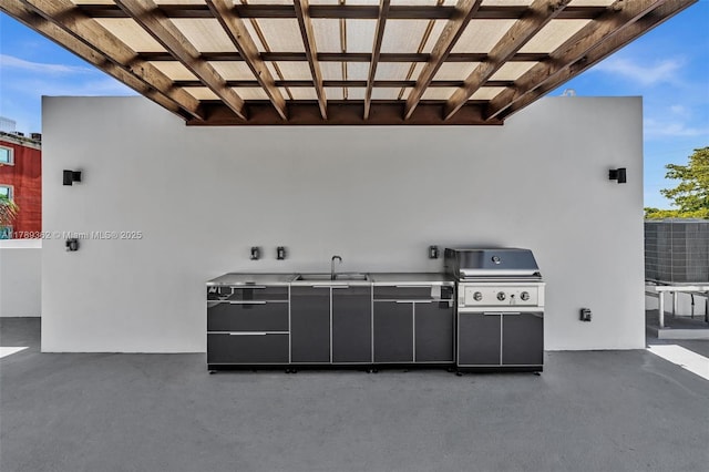 1389 SW 22nd Ter, Miami, FL 33145 - view of patio / terrace featuring a sink, a grill, and area for grilling