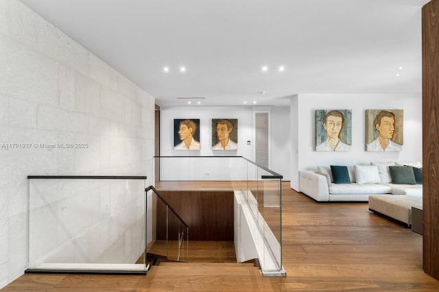 11404 N Bayshore Dr, North Miami, FL 33181 - bar featuring wood finished floors and recessed lighting