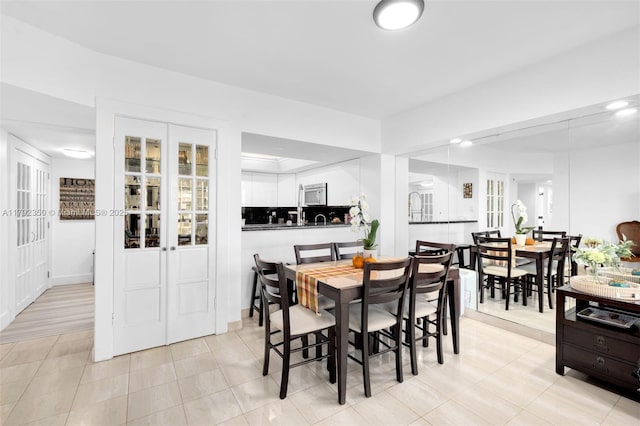 view of dining space