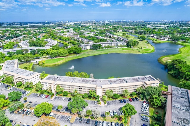 1101 Bahama Bnd Unit B2, Coconut Creek, FL 33066 - birds eye view of property featuring view of golf course and a water view