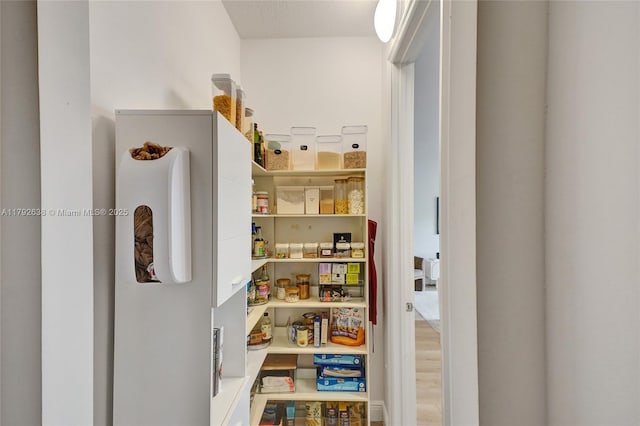 view of pantry