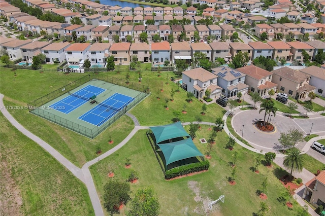 bird's eye view featuring a residential view