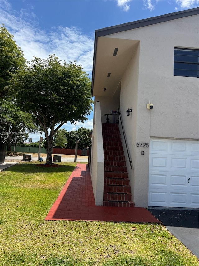 view of stairs