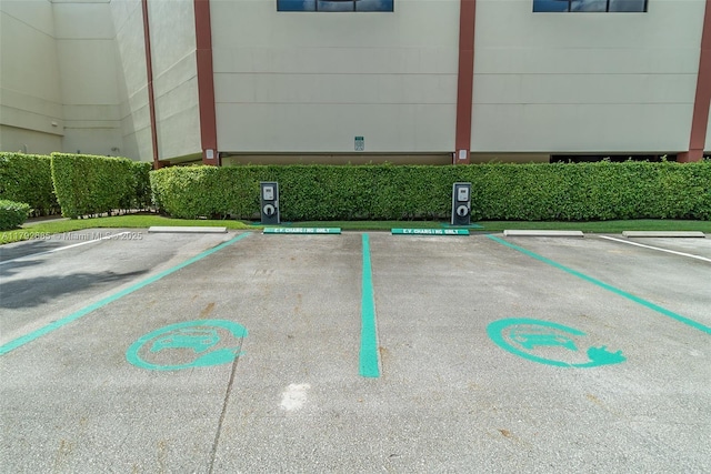 view of uncovered parking lot