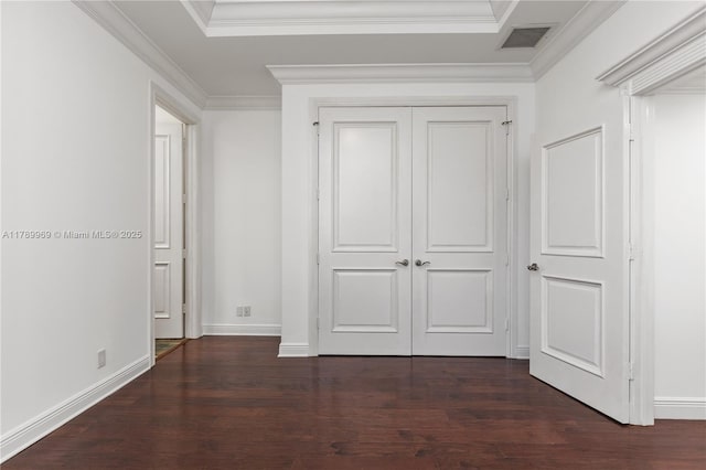 260 NE Wavecrest Ct, Boca Raton, FL 33432 - corridor with wood finished floors and crown molding