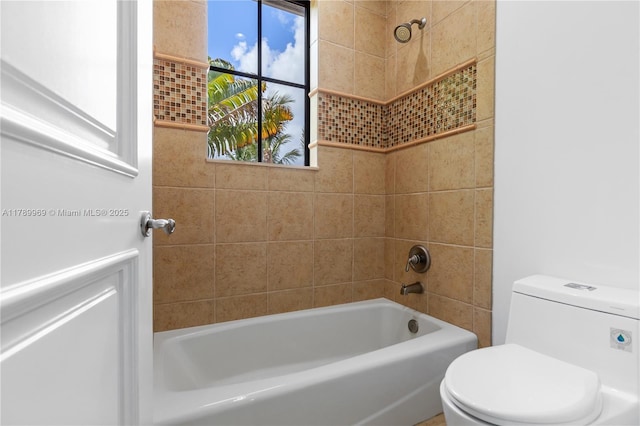 260 NE Wavecrest Ct, Boca Raton, FL 33432 - full bathroom featuring toilet and bathtub / shower combination