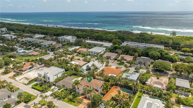 260 NE Wavecrest Ct, Boca Raton, FL 33432 - aerial perspective of suburban area featuring a large body of water