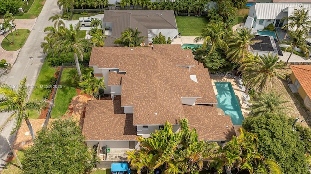 260 NE Wavecrest Ct, Boca Raton, FL 33432 - view of subject property with a pool area