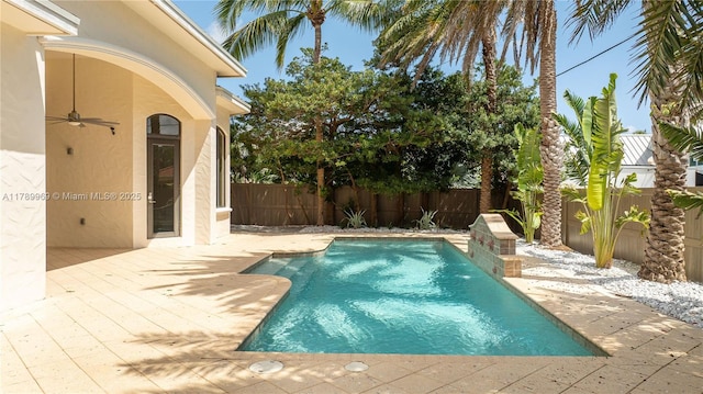 260 NE Wavecrest Ct, Boca Raton, FL 33432 - view of pool featuring a fenced backyard