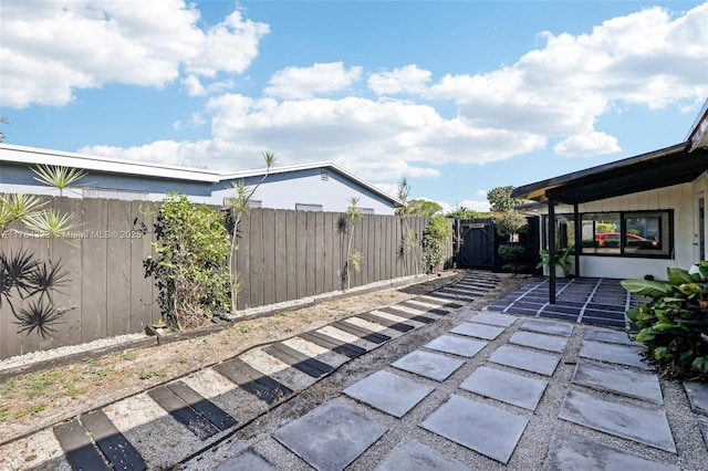 6451 Coolidge St, Hollywood, FL 33024 - view of patio with a fenced backyard