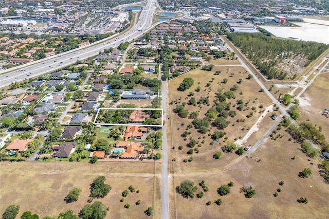drone / aerial view