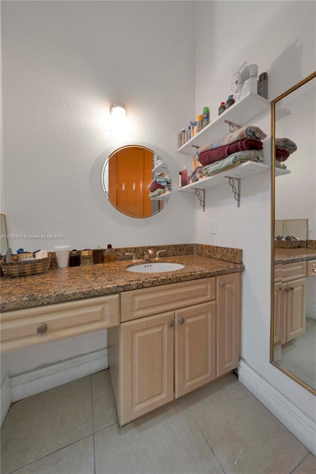 7761 SW 122nd Ave, Miami, FL 33183 - bathroom featuring tile patterned floors and vanity