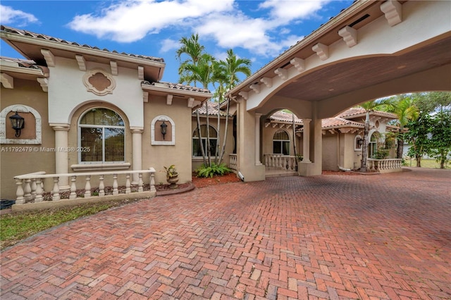 7761 SW 122nd Ave, Miami, FL 33183 - view of patio / terrace featuring decorative driveway