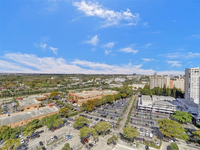 aerial view featuring a view of city