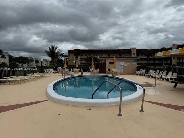 2900 N Pine Island Rd Unit 307, Sunrise, FL 33322 - pool featuring a patio area and fence