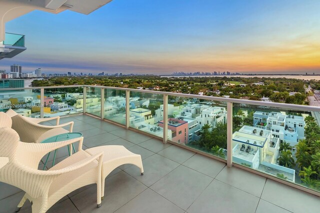 201 Aqua Ave Unit 1001, Miami Beach, FL 33141 - balcony featuring a skyline view