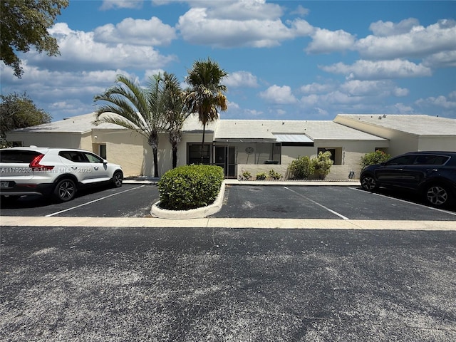 view of uncovered parking lot
