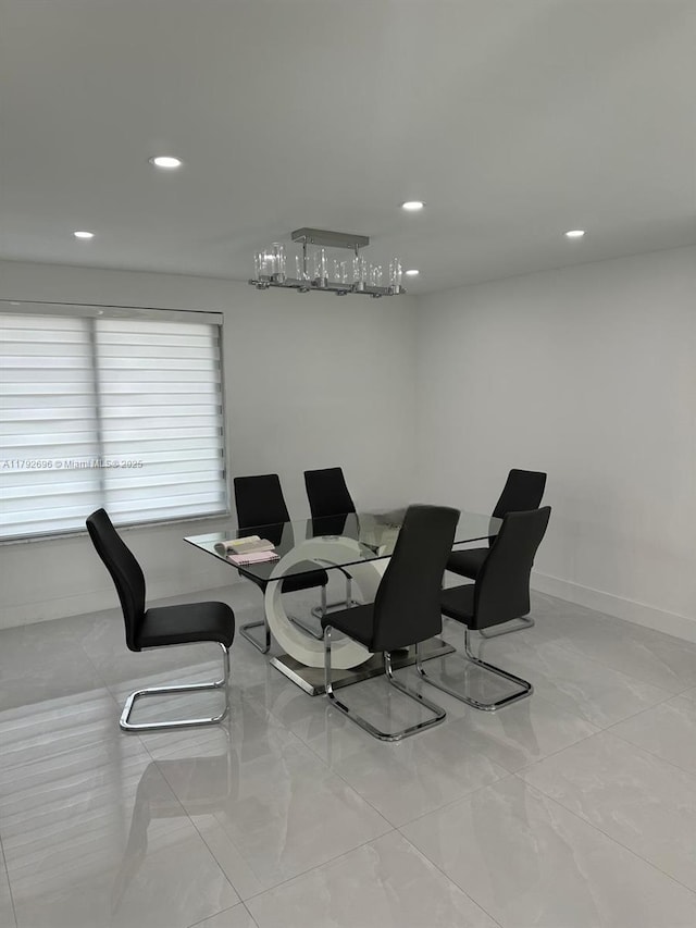 6711 SW 127th Pl, Miami, FL 33183 - dining room featuring recessed lighting and baseboards