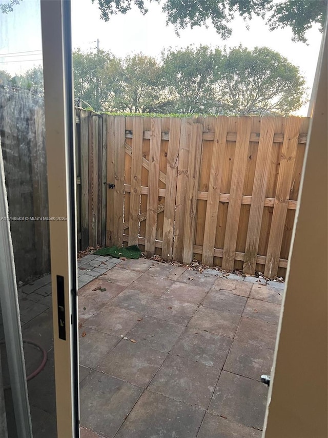 112 SE 28th Ter Unit 4, Homestead, FL 33033 - view of patio with fence